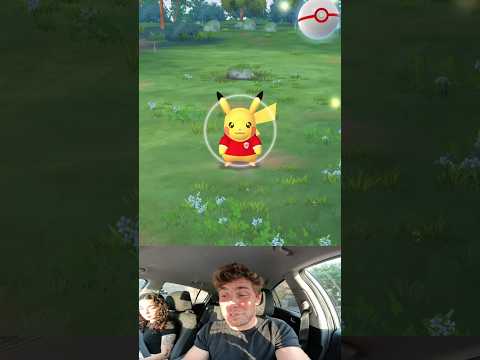 ホビーの動画サムネイル - NEW Exclusive Pikachu CAUGHT In Pokemon Go! #shorts #pokemon