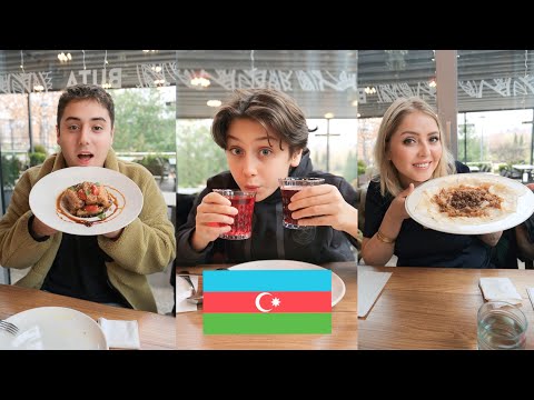 AZERBAYCAN GELENEKSEL YEMEKLERİNİ DENEDİK !! DÜNYALARI YEDİK