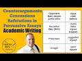 Counterarguments and Persuasive Writing Techniques