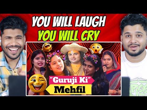 "Guruji ki Mehfil"! | Aniruddha Charya | Guru Ji |  Funny Memes Crazy Reaction