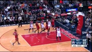Markieff Morris throws it down | New Orleans Pelicans vs Washington Wizards | (02/23/2016)