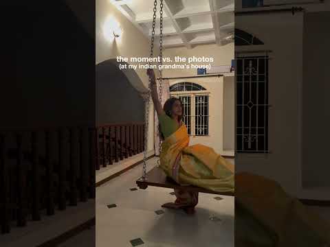 did we eat or did we eat… #indian #photoshoot #saree #chandramukhi
