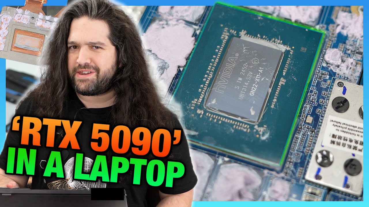 Forbidden Disassembly: NVIDIA Laptop RTX 5090 with Water Cooling