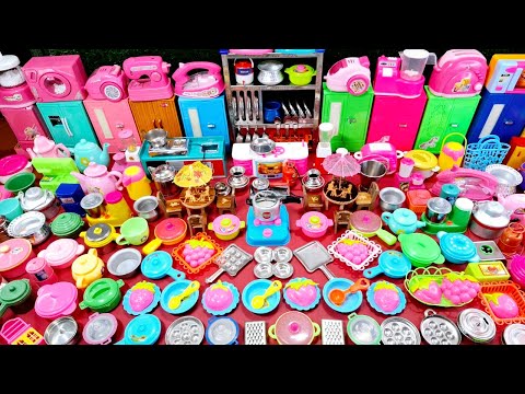 9 Minutes Satisfying with Unboxing Hello Kitty Sanrio Kitchen Set |Tiny Disney ASMR Cooking Set Game