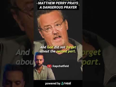Matthew Perry prays a dangerous prayer #jesus #bible #holyspirit #christianity #god