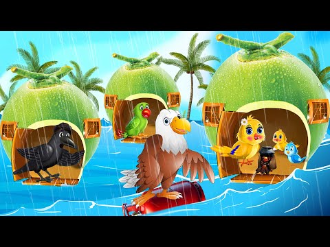 बारिश में नारियल का घरEpisodeNew06/21/2025 कार्टूनChidiya Wala Cartoon BirdsAchi Cartoon|HindiKahani