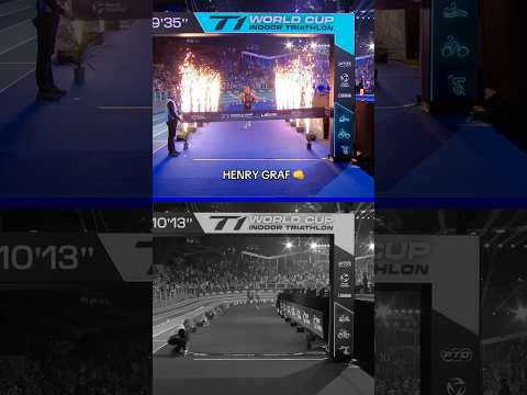 They lit up the arena! 🤩 #LievinWC #Triathlon #Gold #shorts