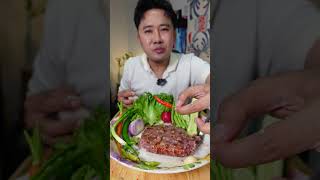 แหนมหนังหมูแผ่น อร่อย คุ้มค่า  l กินกับกี้