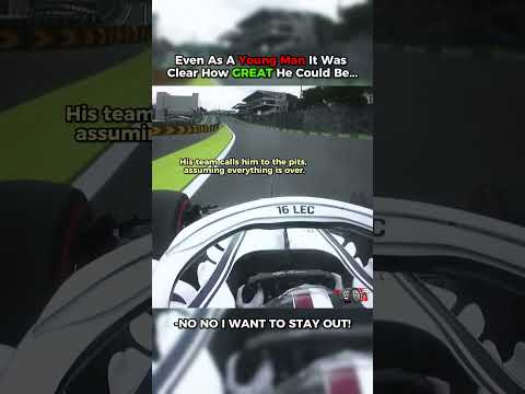 Leclerc was a different breed when he was only a rookie in Formula 1