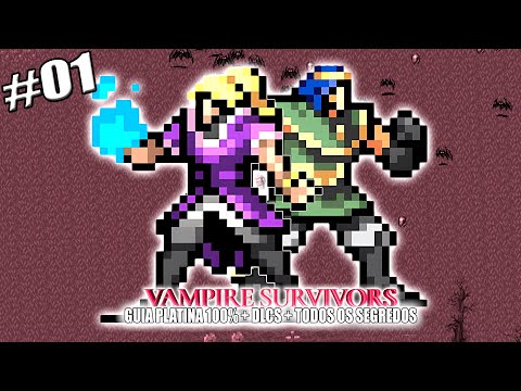 Vampire Survivors DETONADO 100% – Parte 1: Começo da Jornada Imortal!