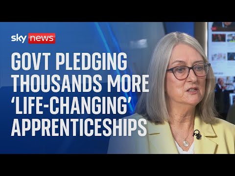 Government to create 10,000 more apprenticeships in bid to boost economy