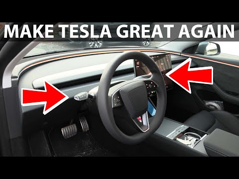 Tesla Model 3 Performance Highland aftermarket stalks