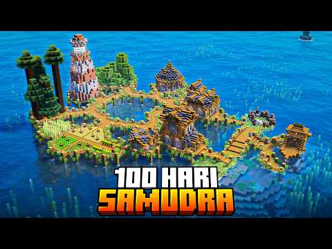 100 Hari Minecraft di Tengah Laut