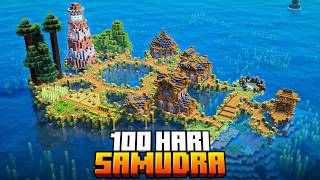 100 Hari Minecraft di Tengah Laut