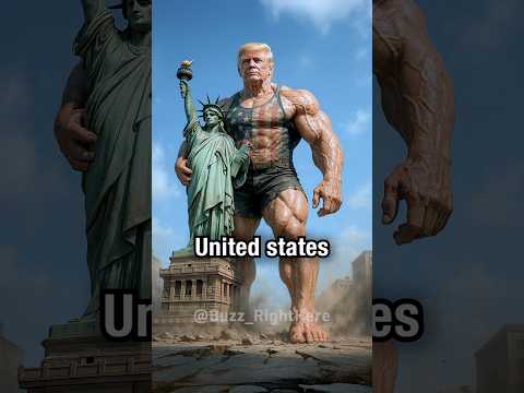Countries As Giant Presidents 💀 #aiart #usa