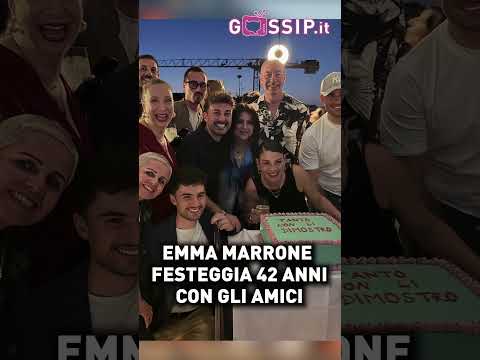 Emma Marrone festeggia 42 anni #emma #emmamarrone #compleanno #torta #festa