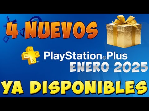 4 nuevos REGALOS con PS Plus y disponibles los juegos del mes Enero 2025