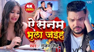 #Video | ऐ सनम भुला जइह | #Gunjan Singh | का गाना जिसे सुनकर हर दिल धड़केगा | New Bhojpuri Sad  Song