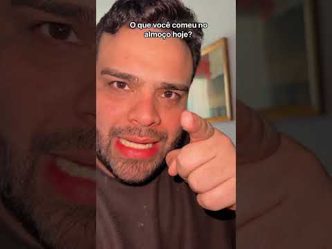 0 tudo que eu como no meu almoço #comedia #shorts