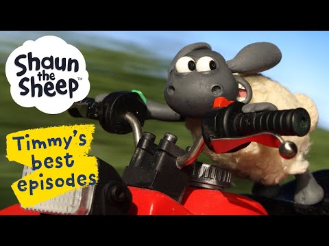 The Big Chase 🏍️ Timmy's Best Episodes from Shaun the Sheep