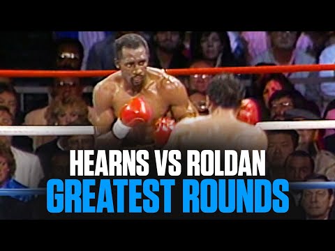 One of the wildest rounds in thomas hearns’ career