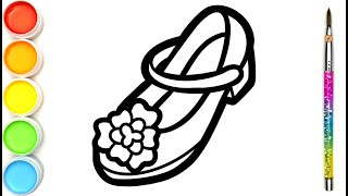 Sepatu yang indah dipakai untuk jalan-jalan