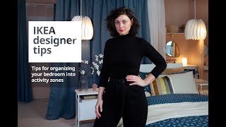 Tips for organizing your bedroom into activity zones