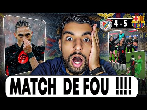 UN MATCH COMPLÈTMENT FOU DU BARÇA !!! | Debrief: Benfica 4 vs 5 FC Barcelone (Ligue des Champion