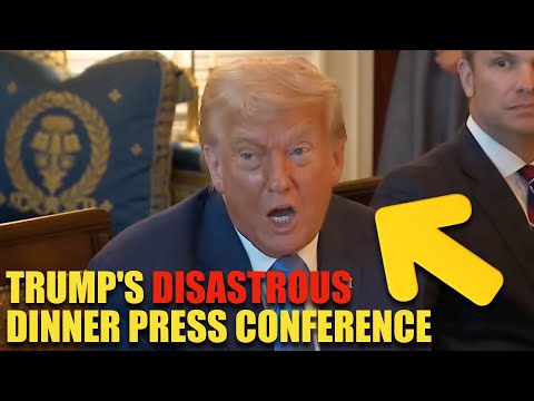 Trump's DISASTROUS Dinner Press Conference With Benjamin Netanyahu