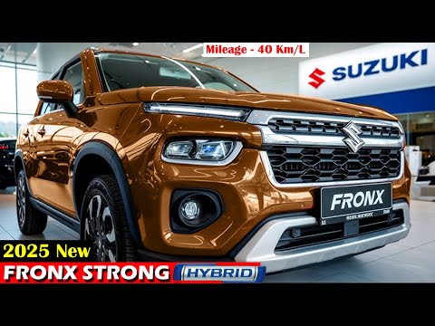 2025 NEW MARUTI FRONX STRONG HYBRID 😍 40 KM/L Mileage 🤩 Launch & other details