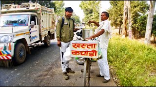 Street 20 Rupees Khasta Kachori | Indian Street Food Stall | Kachori