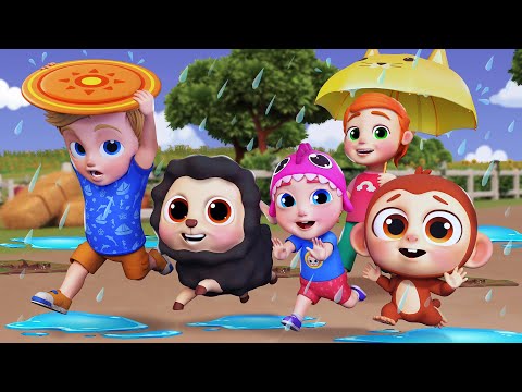 Rain Rain Go Away | 🌧️ Funny Bunny - Nursery Rhymes & Kids Songs Compilation 🌟