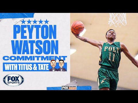 Five-Star Peyton Watson Commits to UCLA | FOX SPORTS