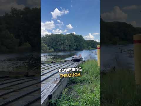 Mud Boat Goes Full Send Off the Dam! ๐ฒ ๐ฅ