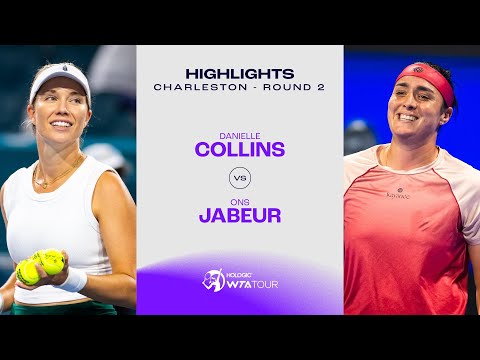 Danielle Collins vs. Ons Jabeur | 2024 Charleston Round 2 | WTA Match Highlights