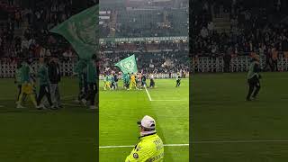 Konyasporumuz galatasaray maç sonu tüm takım üçlü