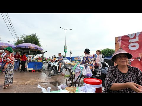 A Cheap Market for Garment Workers in Russei Keo Phnom Penh