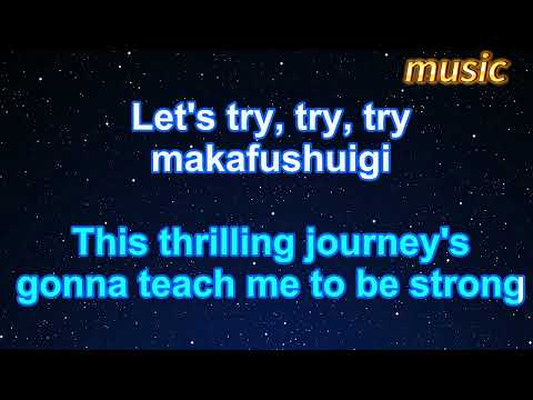 Makafushigi Adventure – English version – – HKTV 伴奏 no vocal 無人聲 music 純音樂 karaoke 卡拉OK 伴唱