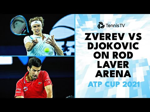 The First Time Zverev & Djokovic Faced Each Other On Rod Laver Arena! | ATP Cup 2021 Highlights