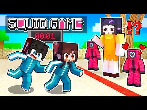 Playing SQUID GAME in Minecraft With Crazy Fan Girl! ( Tagalog )