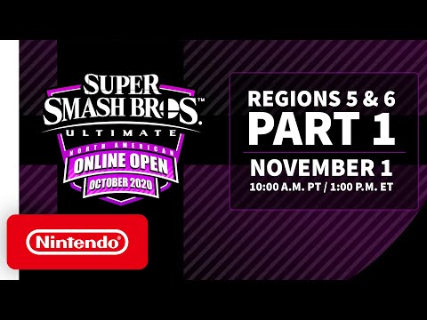 Super Smash Bros. Ultimate NA Online Open October 2020 - Finals: Regions 5 & 6 - Part 1