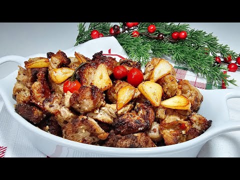 🇬🇾 Christmas Garlic Pork/ pickled Pork | Recipe airfryer version