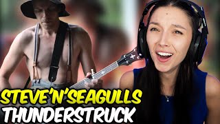 Thunderstruck by Steve'n'Seagulls | FIRST TIME REACTION