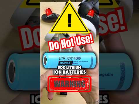 Never Use This Battery In Your Quest Controller. #quest2 #vr #virtualreality