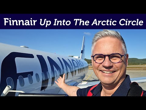 Finnair Up Into The Arctic Circle