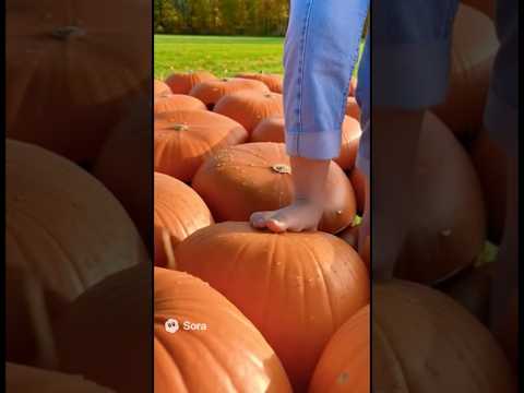 Squishy bouncy pumpkins #shorts