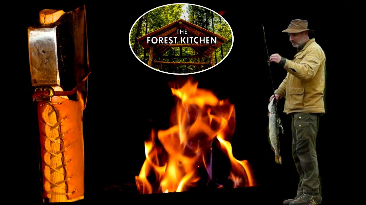 Axe, Deer and Fish OFF GRID Log Cabin Life Venison Heart Stew