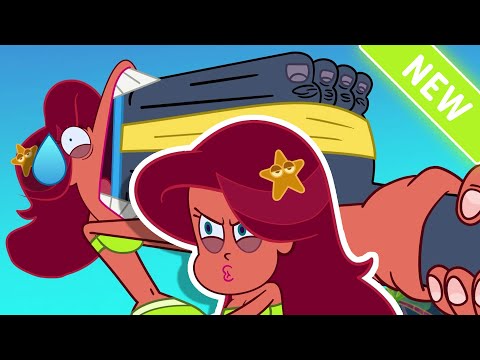 Zig & Sharko | NEW SEASON 4 😡 FOOT THIEF ! - Compilation in HD