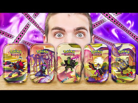 *FINALMENTE L'HO TROVATA!* APRO 5 NUOVE MINI TIN POKEMON SEGRETO FIABESCO! - Pokemon TCG Mini Tin