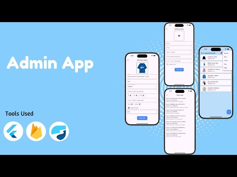 🚀 Flutter E-Commerce Admin App with Firebase
